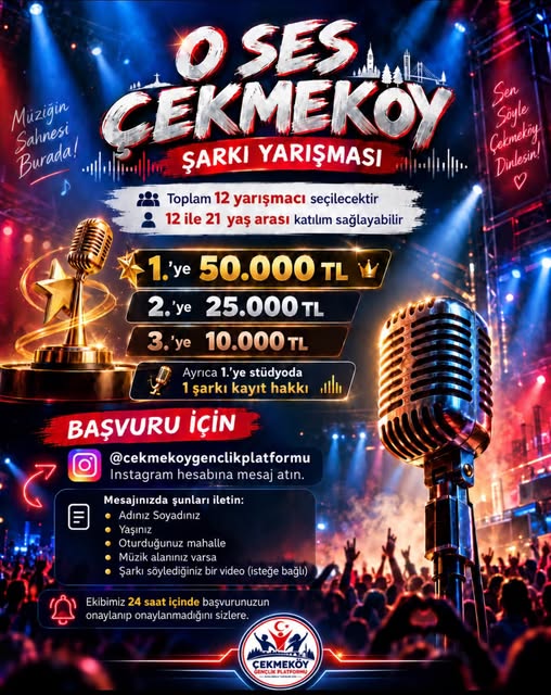 O Ses Çekmeköy başvuruları başladı